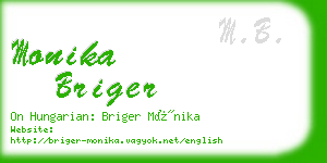 monika briger business card